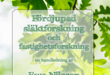 Ny uppdatering av häftet Fördjupad släktforskning och fastighetsforskning