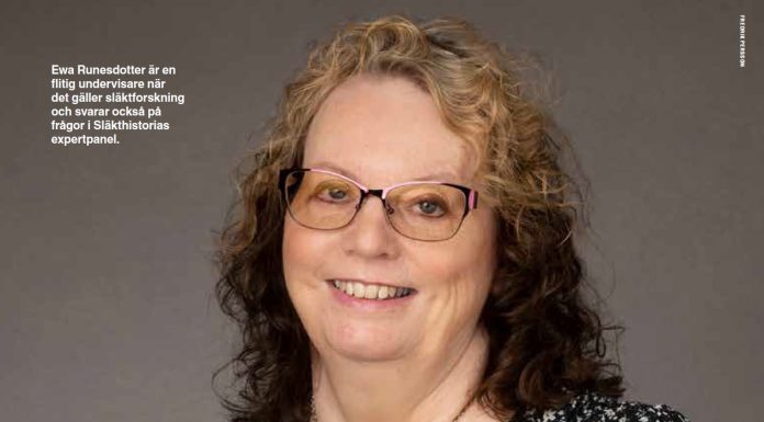 Repotage i tidningen Släkthistoria